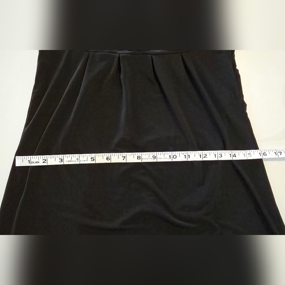 Vintage Black Stretch Floral Rosette Top Y2K Bohemian Style Size S - Picture 6 of 8